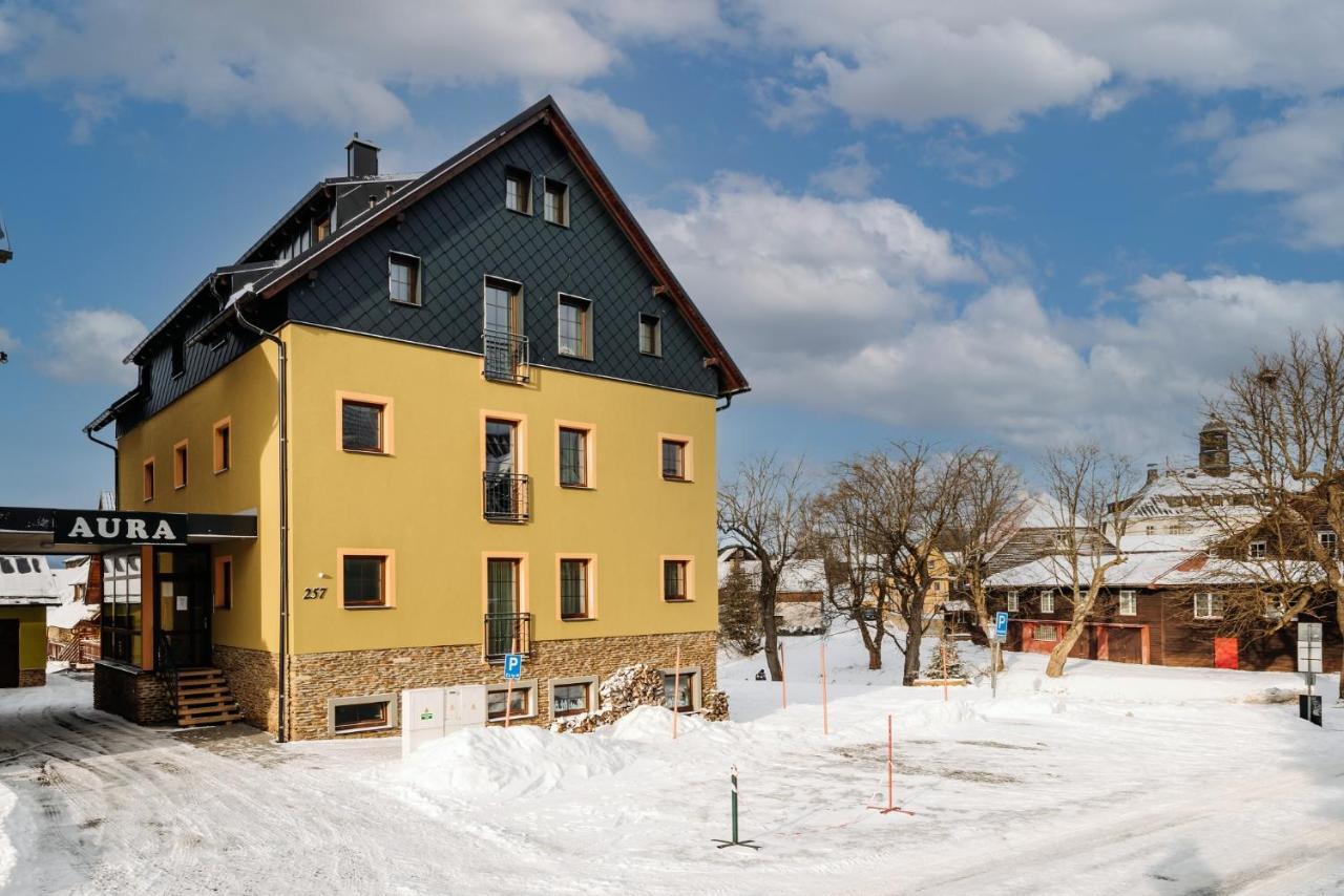 Ferienwohnung Aura VI Boží Dar Exterior foto